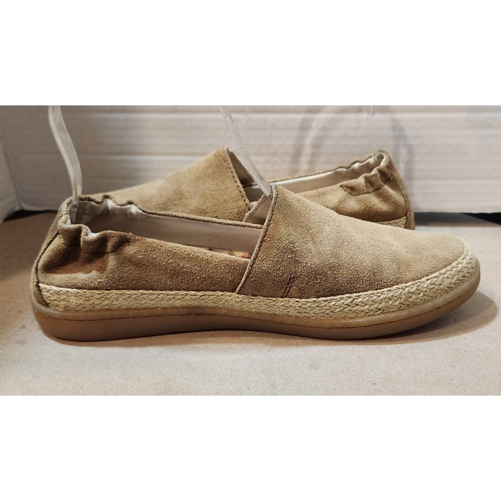BORN womens CASTRIES SlipOn FLATS Espadrille Suede Loafers F15906 Sz 6M - Picture 3 of 11